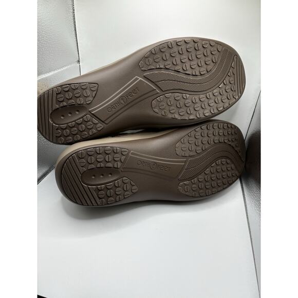 Orthofeet Women Orthopedic Leather Juno Closed-Toe Sandals Beige Sz 10.5 X-WIDE - Picture 7 of 9